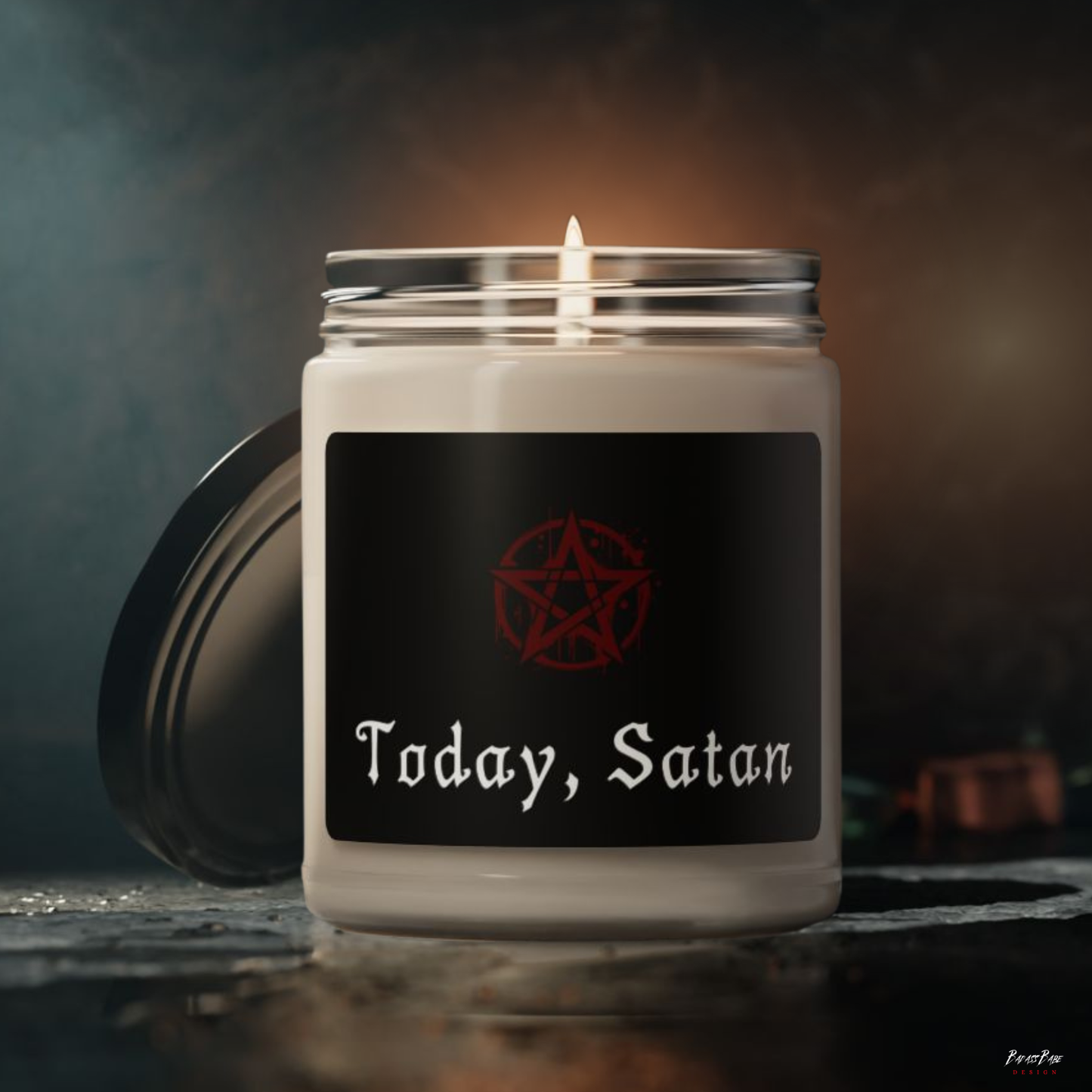 Today Satan Soy Candle