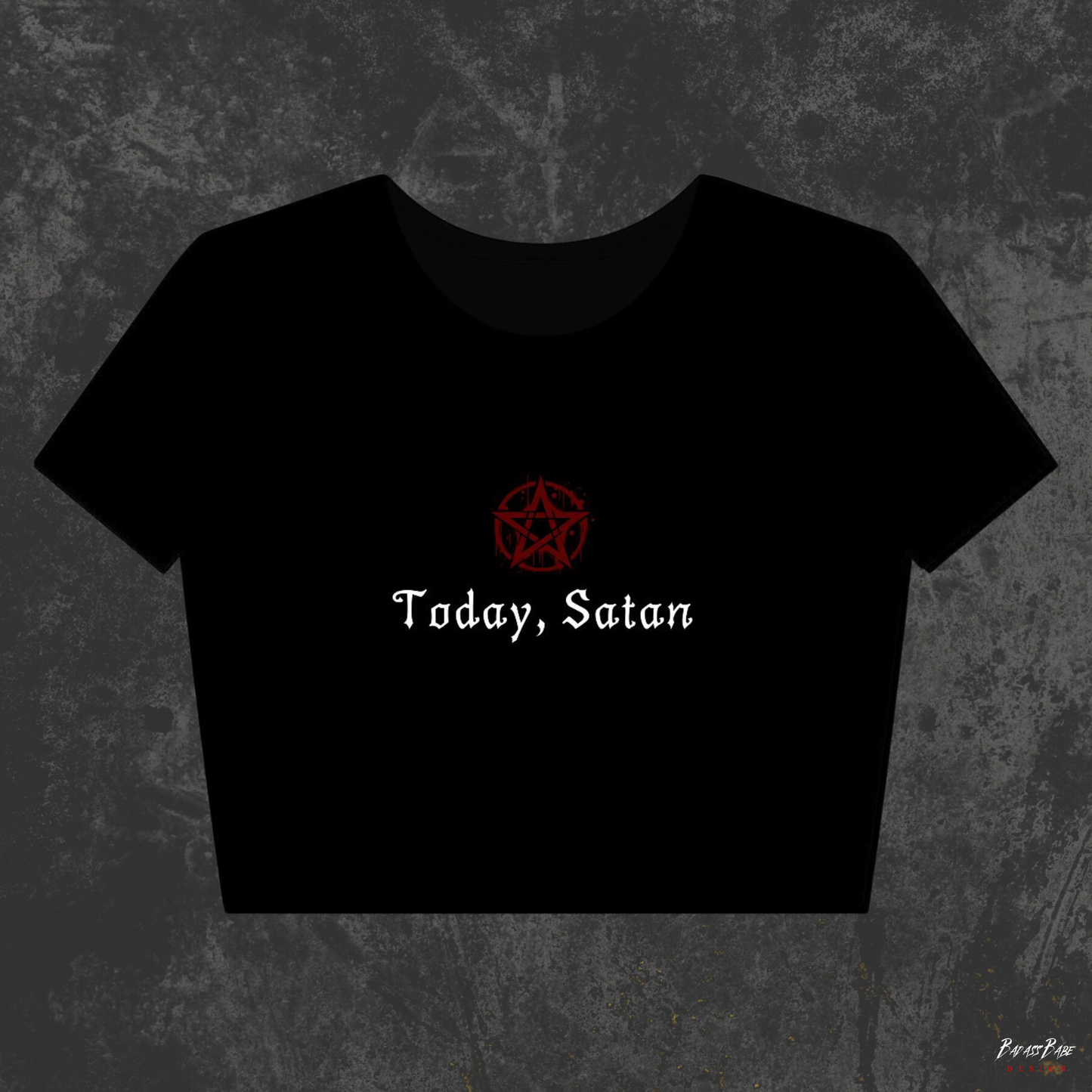 Today Satan Crop Top