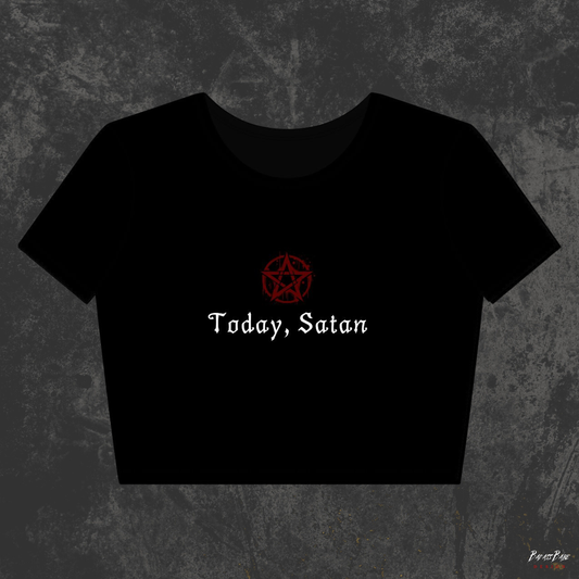 Today Satan Crop Top