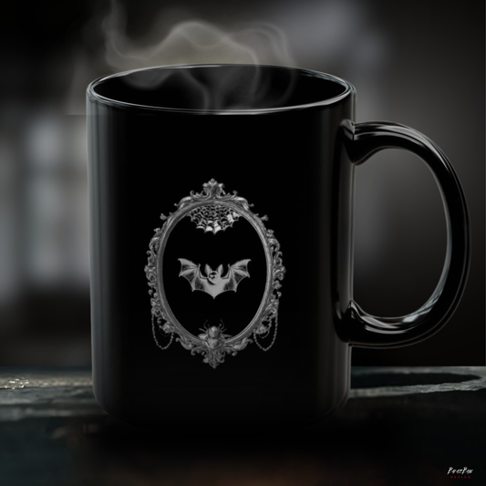 Victorian Bat Mug